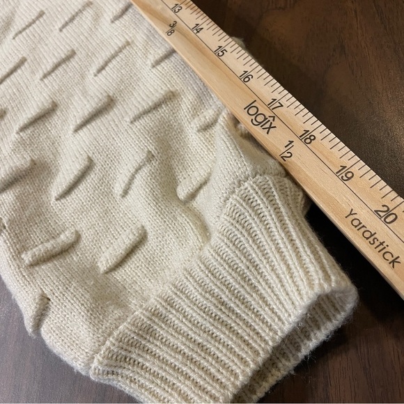 𝅺glam Women's Hooded Sweater Oversized Baggy and Soft Cream Size Medium Large - Picture 13 of 14